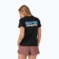 Moteriški marškinėliai Patagonia P-6 Logo Responsibili-Tee black 2