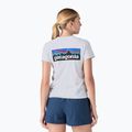 Moteriški žygio marškinėliai Patagonia P-6 Logo Responsibili-Tee white 3