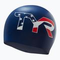 Plaukimo kepuraitė TYR USA Silicone navy