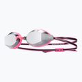 Vaikiški plaukimo akiniai TYR Blackops 140 Ev Racing Mirrored silver/ pink/ black