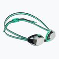 Moteriški plaukimo akiniai TYR Blackops 140 Ev Racing Mirrored silver/ mint/ black