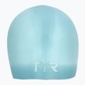 Plaukimo kepuraitė TYR Long Hair Wrinkle Free Silicone light blue