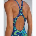 Moteriškas vientisas maudymosi kostiumėlis TYR Thresher Open Back Hyperblitz blue/green 6