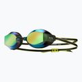 Plaukimo akiniai TYR Blackops 140 Ev Racing Mirrored fluo green/black