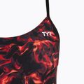 Moteriškas vientisas maudymosi kostiumėlis TYR Durafast Elite Energia Cutoutfit red 3