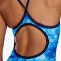 Moteriškas vientisas plaukimo kostiumas TYR Durafast Elite Azultec Diamondfit ocean blue 5