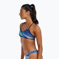 Maudymosi kostiumėlio viršus TYR Riptidal Trinity teal/orange 3