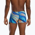 Vyriškos plaukimo trumpikės TYR Durafast Elite Riptidal Square Leg teal/orange 2