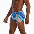Vyriškos plaukimo trumpikės TYR Durafast Elite Riptidal Square Leg teal/orange 3
