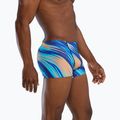 Vyriškos plaukimo trumpikės TYR Durafast Elite Riptidal Square Leg teal/orange 4