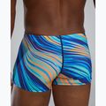 Vyriškos plaukimo trumpikės TYR Durafast Elite Riptidal Square Leg teal/orange 6