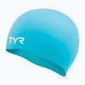 Vaikiška plaukimo kepuraitė TYR Wrinkle-Free Silicone turquoise