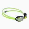 Plaukimo akiniai TYR Stealth-X Performance Mirrored electro lime