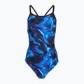 Moteriškas vientisas plaukimo kostiumėlis TYR Durafast Elite Waveform Diamondfit blue