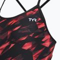 Moteriškas vientisas plaukimo kostiumėlis TYR Durafast Elite Triadic Trinityfit red 3