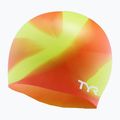 Vaikiška plaukimo kepuraitė TYR Tiedye Silicone Multicolor Jr lime/multi