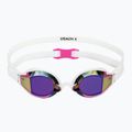 Plaukimo akiniai TYR Stealth-X Performance Mirrored pink/white 2