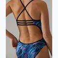 Moteriškas vientisas plaukimo kostiumėlis TYR Durafast Elite Trinityfit blue/pink marmais 8
