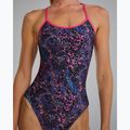 Moteriškas vientisas plaukimo kostiumėlis TYR Durafast Elite Trinityfit petunia stipple 5