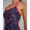 Moteriškas vientisas plaukimo kostiumėlis TYR Durafast Elite Trinityfit petunia stipple 7