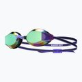 Moteriški plaukimo akiniai TYR Blackops 140 Ev Racing Mirrored purple/green