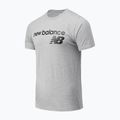 Vyriški New Balance Classic Core Logo pilki marškinėliai