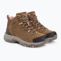 Moteriški trekingo batai SKECHERS Trego Alpine Trail brown/natural 4