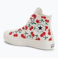 Moteriški teniso bateliai Converse Chuck Taylor All Star Lift Platform Cherries Hi egret/red/green 3