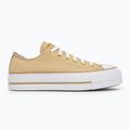 Moteriški sportiniai bateliai Converse Chuck Taylor All Star Lift Platform Herringbone Stripe utility sunflower/trek tan 2