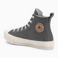 Moteriški sportbačiai Converse Chuck Taylor All Star EVA Lift Platform Leather sharkskin/warm quarry/egret 3