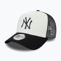 New Era Team Block Trucker kepurė su snapeliu NYY juoda/balta 2
