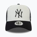 New Era Team Block Trucker kepurė su snapeliu NYY juoda/balta 3