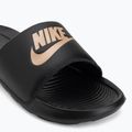 Moteriškos šlepetės Nike Victori One Slide black/black/metallic red bronze 7