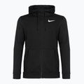 Vyriškas džemperis Nike Dri-Fit Hooded Fitness Full Zip Fleece black/white