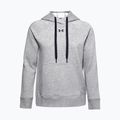 Moteriška Under Armour Rival Fleece Hb striukė su gobtuvu pilka 1356317