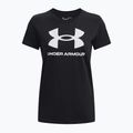 Under Armour Rival Logo moteriški marškinėliai juoda/balta 8