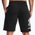 Under Armour Rival Fleece vyriški treniruočių šortai juodi 1357118 2