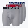 Under Armour vyriški medvilniniai šortai Charged Cotton 6 in 3 Pack UAR-1363617011