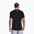 Under Armour HeatGear Armour Fitted vyriški treniruočių marškinėliai juodi 1361683 3