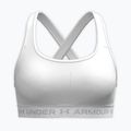 Sportinė liemenėlė Under Armour Crossback Mid white/white/halo gray