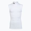 Vyriški treniruočių marškinėliai Under Armour HG Armour Comp Mock SL castlerock/white