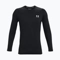 Under Armour HeatGear Armour Fitted vyriški treniruočių marškinėliai juodi 1361506