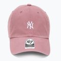 Kepuraitė su snapeliu 47 Brand MLB New York Yankees Base Runner CLEAN UP mauve 2