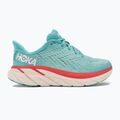 Moteriški bėgimo bateliai HOKA Clifton 8 Wide aquarelle/eggshell blue 2