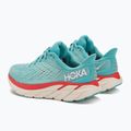 Moteriški bėgimo bateliai HOKA Clifton 8 Wide aquarelle/eggshell blue 3