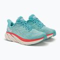 Moteriški bėgimo bateliai HOKA Clifton 8 Wide aquarelle/eggshell blue 4