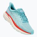 Moteriški bėgimo bateliai HOKA Clifton 8 Wide aquarelle/eggshell blue 8