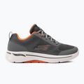 Vyriški batai SKECHERS Go Walk Arch Fit Idyllic charcoal/white/orange 2