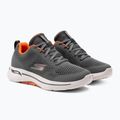 Vyriški batai SKECHERS Go Walk Arch Fit Idyllic charcoal/white/orange 4
