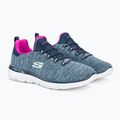 Moteriški batai SKECHERS Summits Quick Getaway navy/hot pink 4